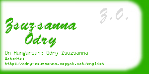 zsuzsanna odry business card